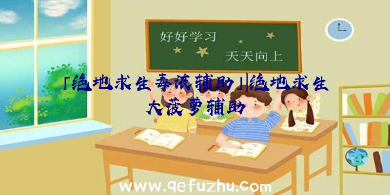 「绝地求生毒液辅助」|绝地求生大菠萝辅助